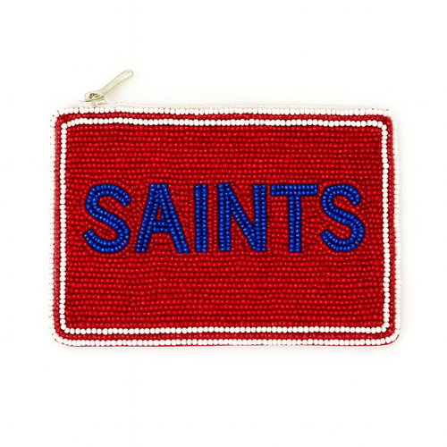 Saints Beaded Coin Purse