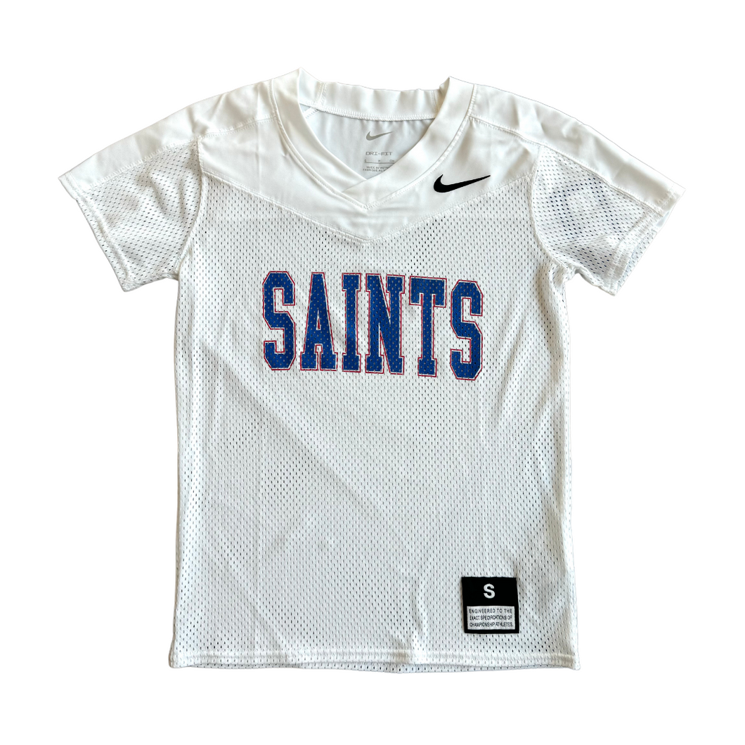 Youth White Nike Flag Football Jersey