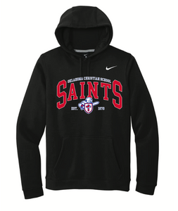 Adult Black Nike Team Club Saints Hoodie