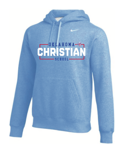 Adult Light Blue Nike Team Club OCS Hoodie