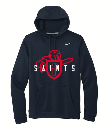 Adult Navy Nike Team Club Saints Hoodie