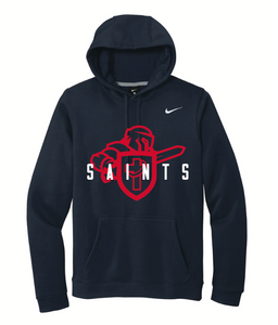 Adult Navy Nike Team Club Saints Hoodie