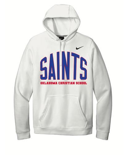 Adult White Nike Team Club Saints Hoodie