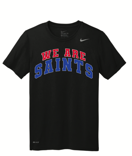 Adult Black Nike We Are Saints T-shirt
