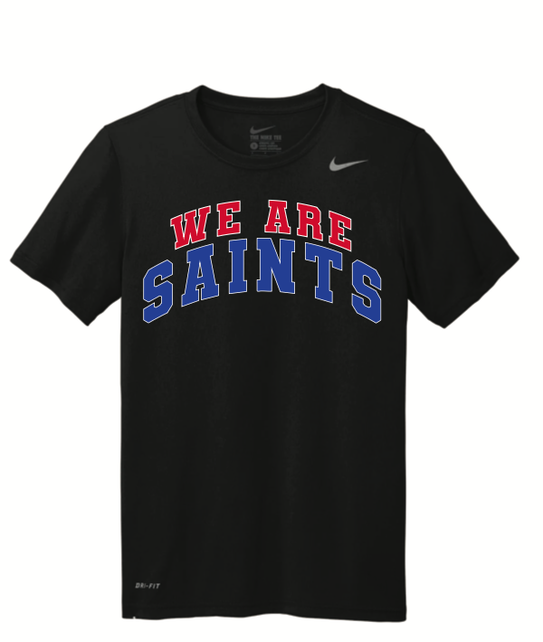 Adult Black Nike We Are Saints T-shirt