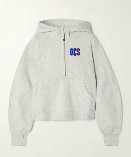 Womens Grey Embroidered OCS Lululemon Scuba