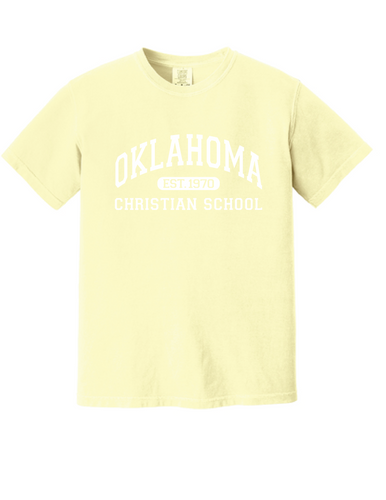 Adult Classic Arch Yellow Comfort Colors T-Shirt