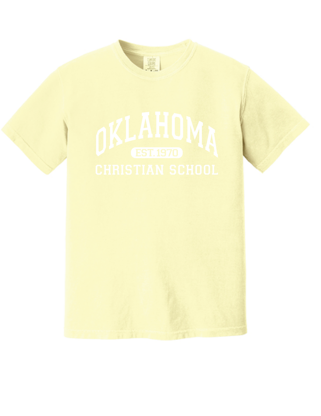 Adult Classic Arch Yellow Comfort Colors T-Shirt