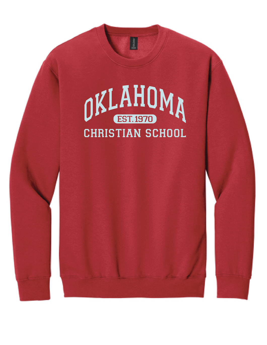 Classic Arch Red Gildan Sweatshirt