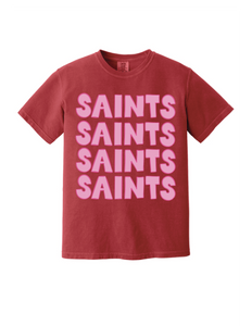 Stacked Saints Red Comfort Colors T-Shirt