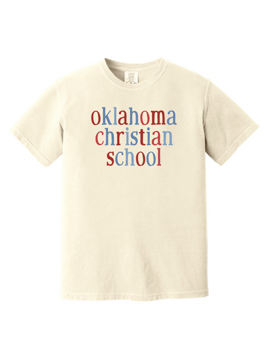 Adult Multicolor OCS Ivory Comfort Colors T-Shirt