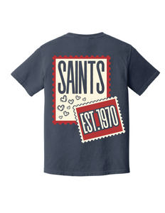 Adult Stamp Navy Comfort Colors T-Shirt