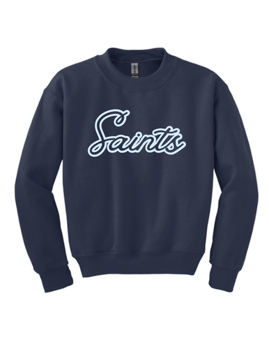 Youth Open Saints Navy Gildan Sweatshirt