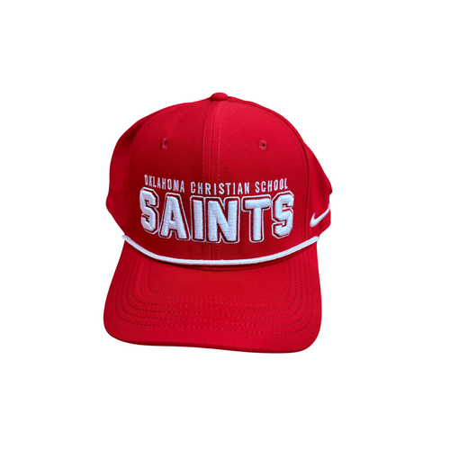Red Saints White Rope Hat