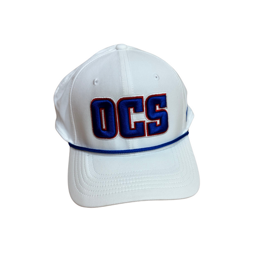 White OCS Blue Rope Hat