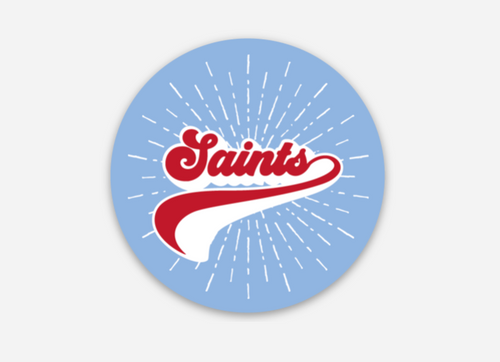 Saints Starburst Sticker